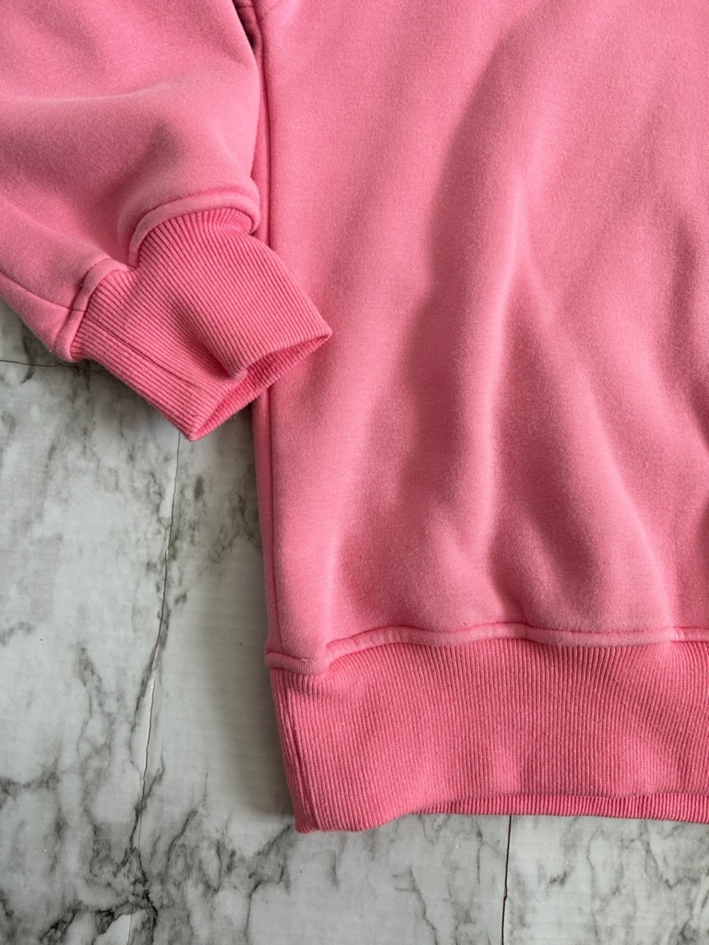 Pink Women's Graphic Crewneck Sweatshirt - Inspirational Back Text - Picture 8 of 12